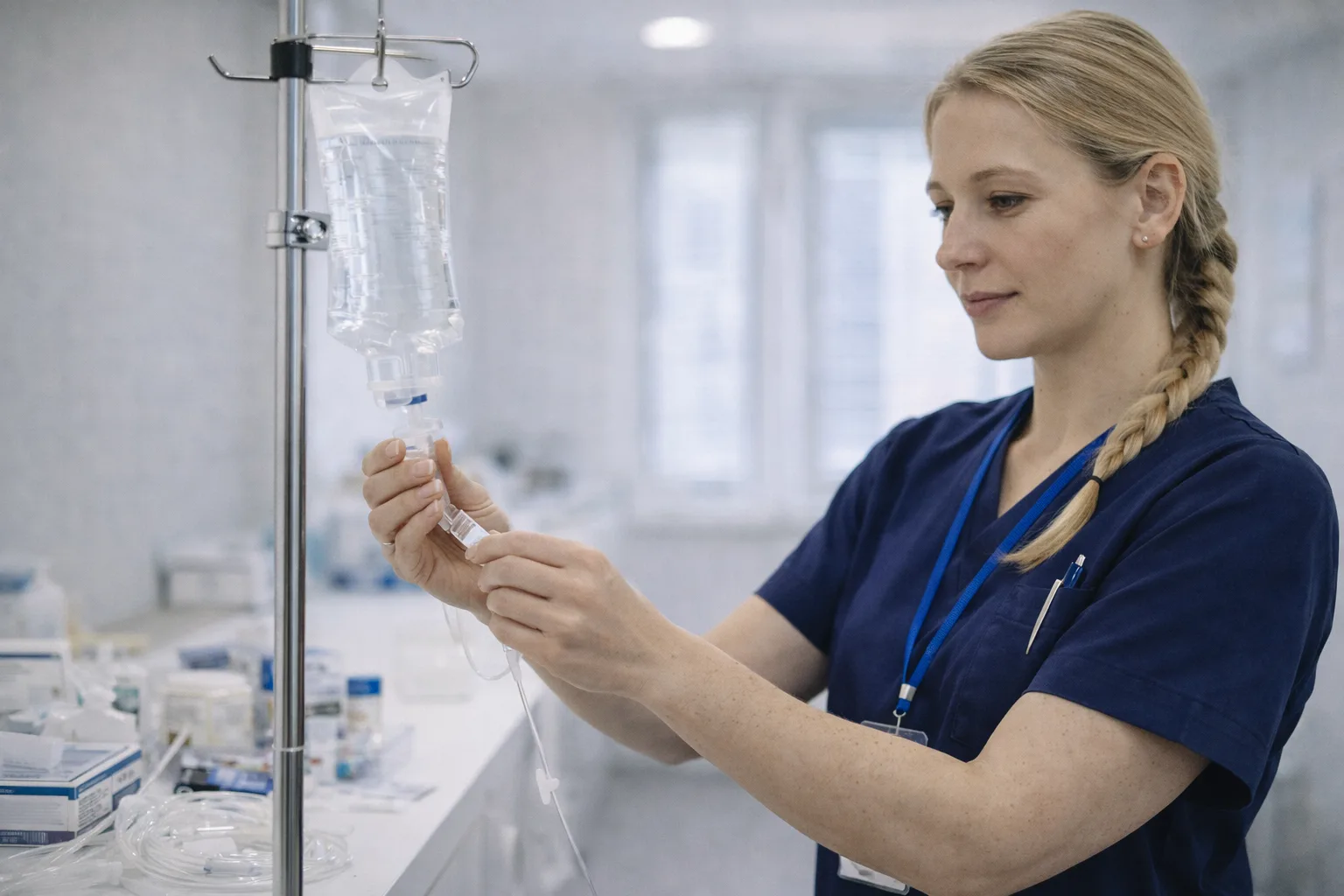 Процедурная — постановка капельницы